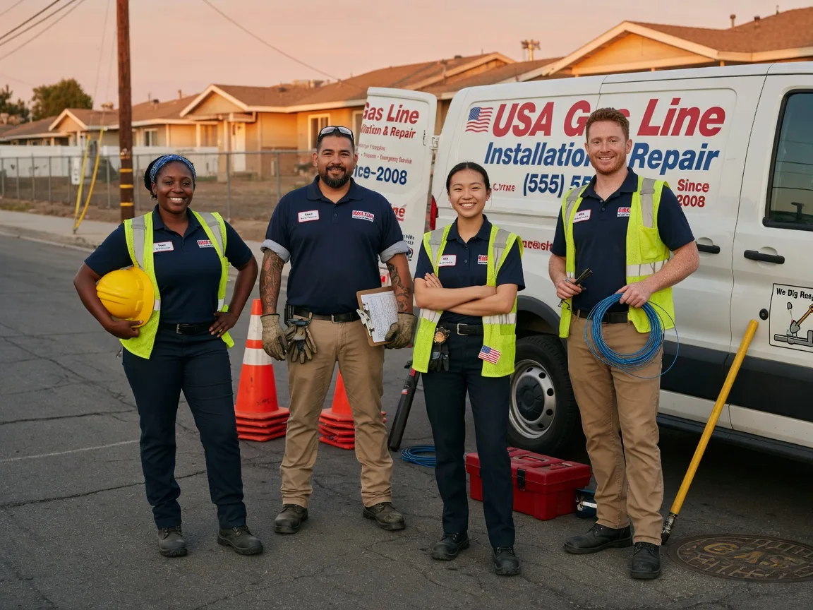 Gas Line Installation company in Thornton, PA